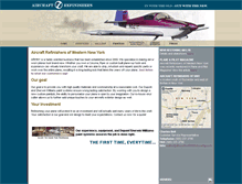 Tablet Screenshot of aircraftrefinisherswny.com